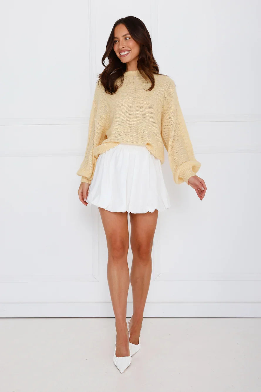 Sweater Weather Knit Yellow